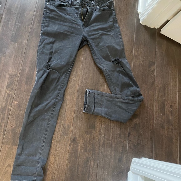 Just Black Distressed Jeans size 10 - Picture 4 of 6